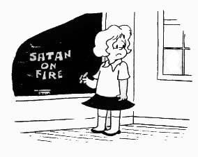 logo Satan On Fire